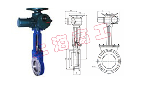 PZ973 電動式刀型閘閥